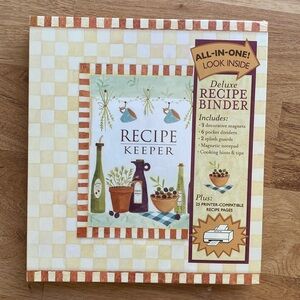 Deluxe Recipe Binder NWT